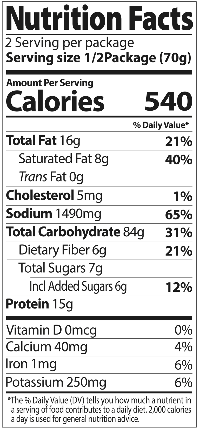 Nutrition Facts